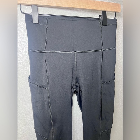 Lululemon Fast & Free Reflective High Rise Black Size 4 - Picture 4 of 10